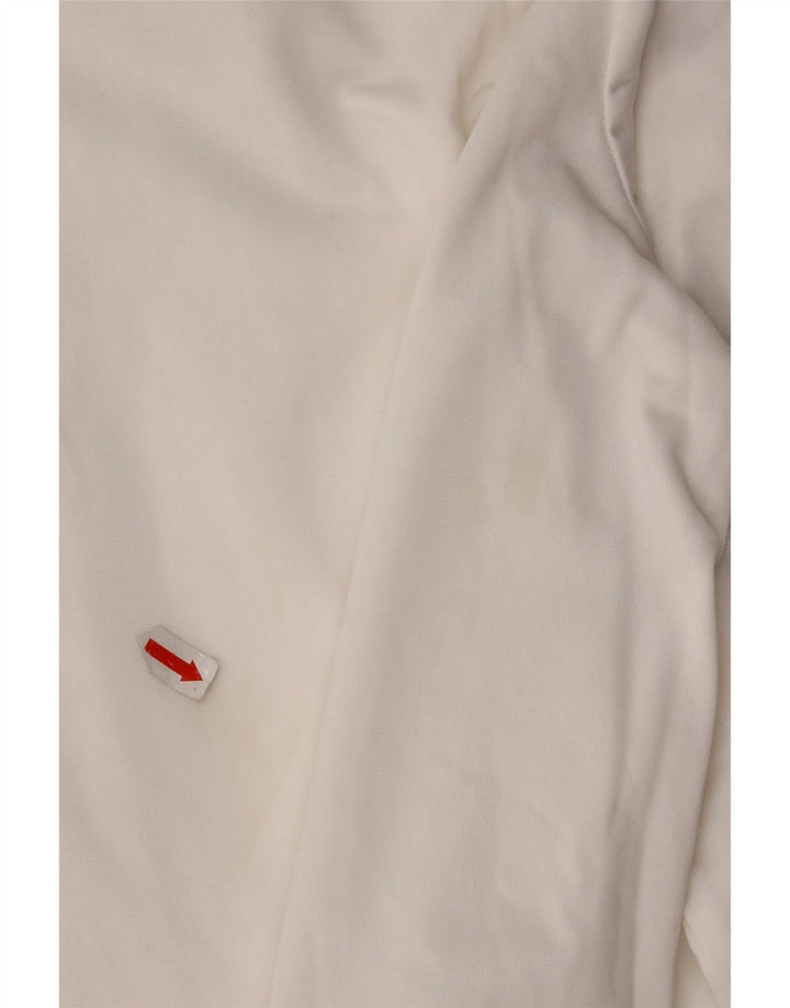 Giacca da tuta grafica da donna Champion UK 10 piccola poliestere bianco