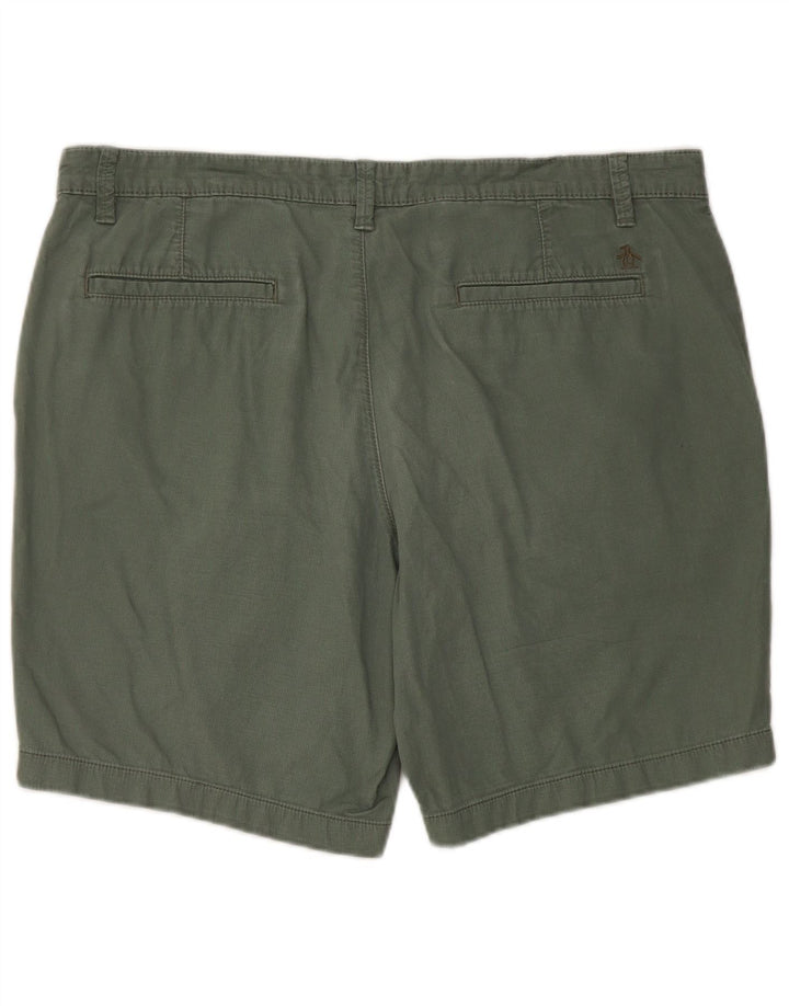 Pantaloncini chino da uomo Penguin W36 grandi in cotone verde
