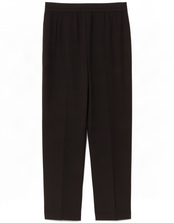 Wallis Pantaloni casual dritti da donna UK 16 Large W36 L28 Poliestere nero