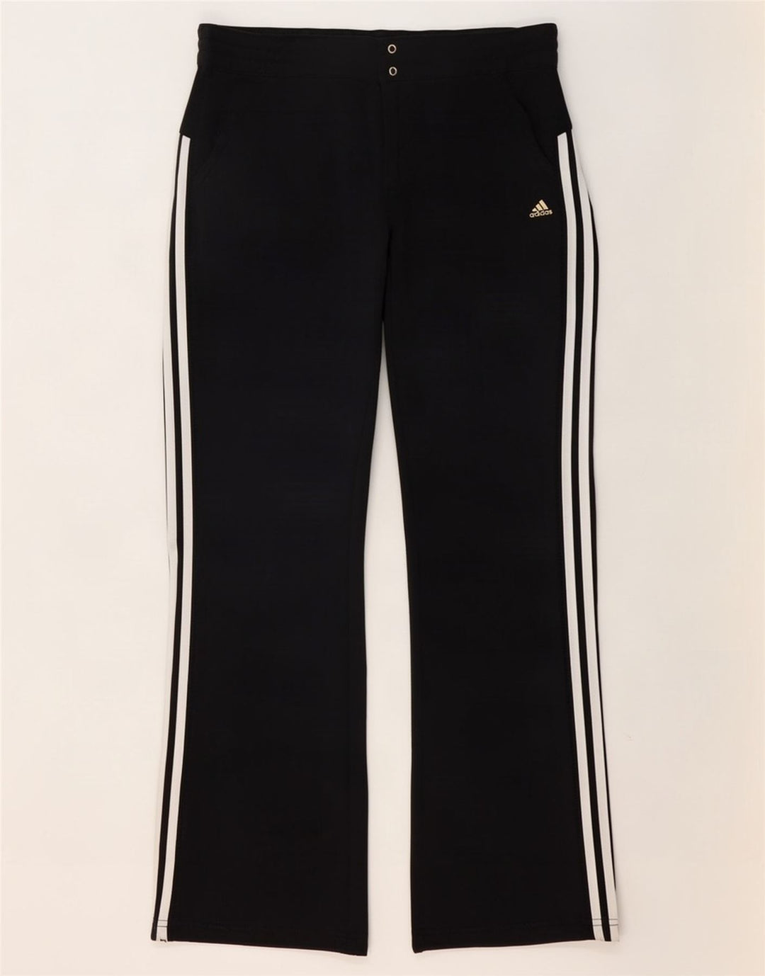 Pantaloni Adidas da donna UK 16 Large W36 L30 poliestere nero