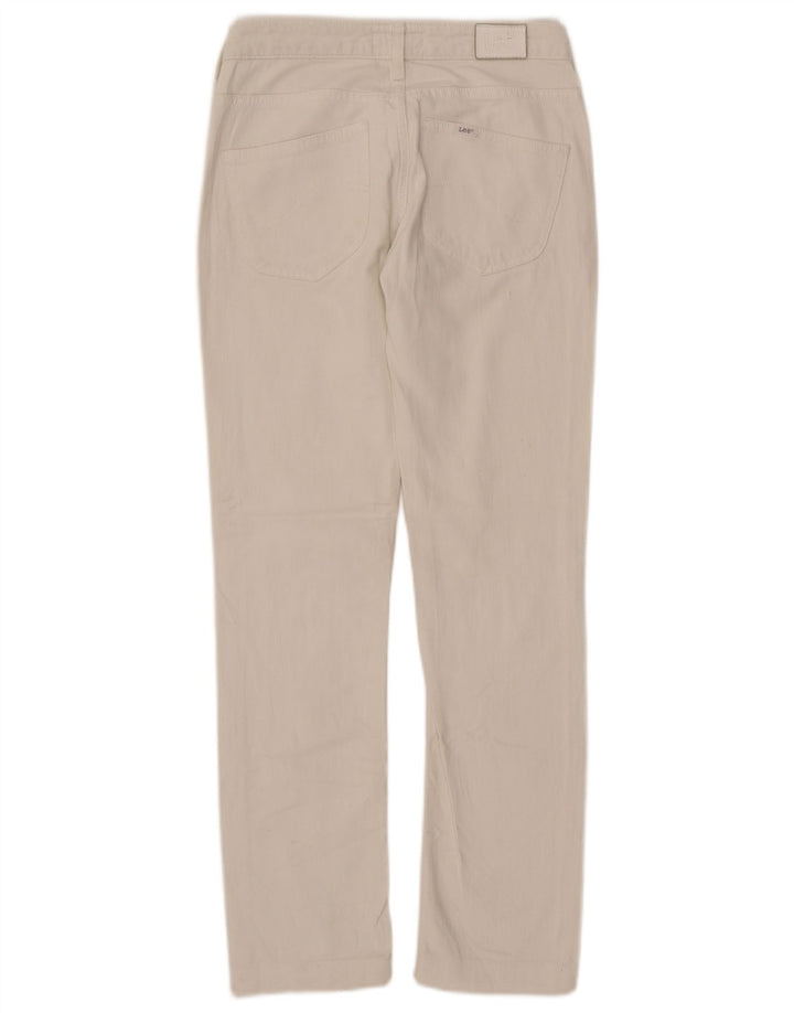 Jeans slim da donna LEE W28 L27 bianchi