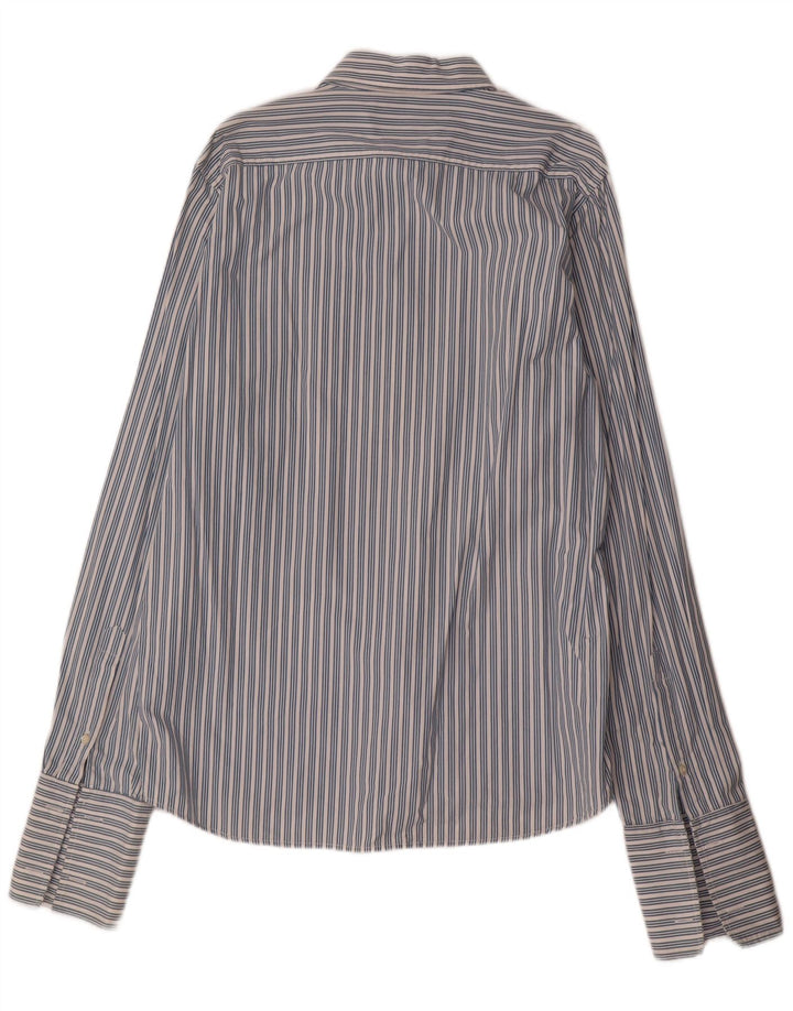 Camicia formale da uomo Jack Wills XL in cotone a righe blu