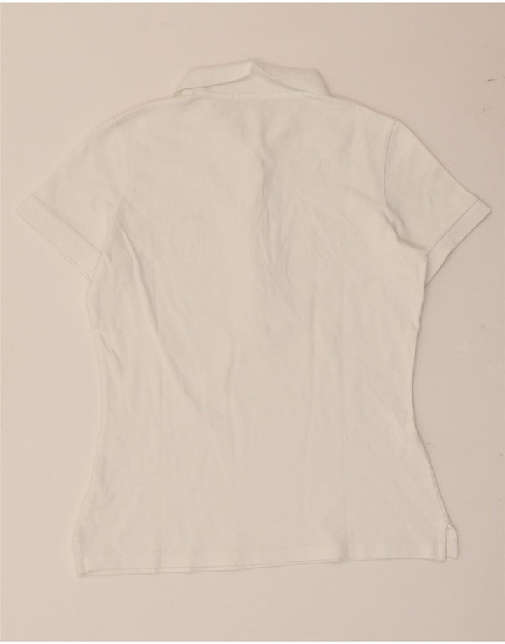 Polo Geox Donna Respira UK 12 Medium Bianca