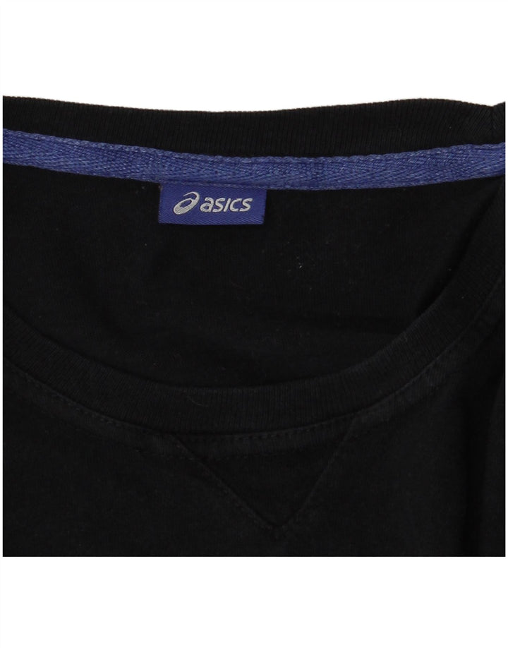 T-shirt da uomo Asics Top 3XL in cotone nero