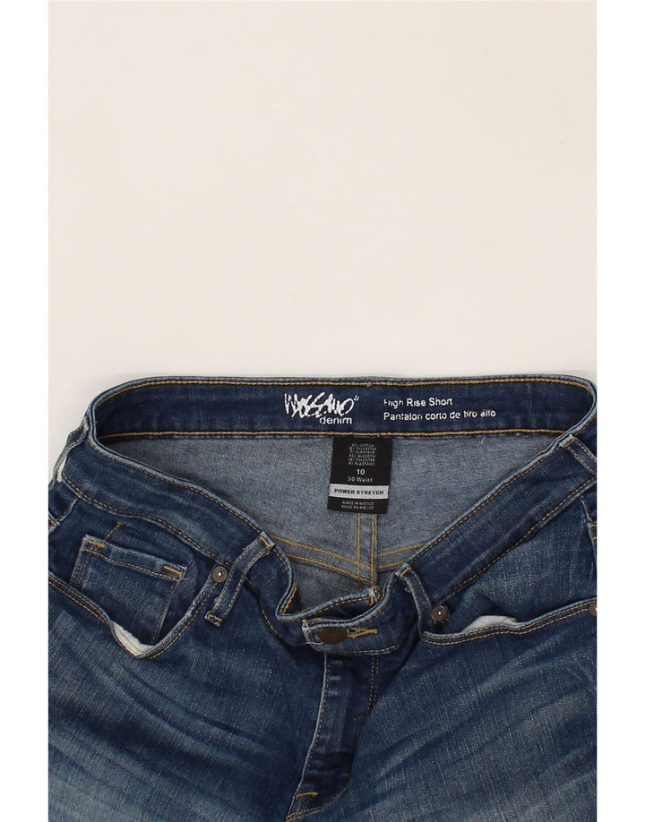 MOSSIMO Womens Pantalone High Waist Denim Shorts US 10 Large W30 Blue Vintage Mossimo and Second-Hand Mossimo from Messina Hembry 