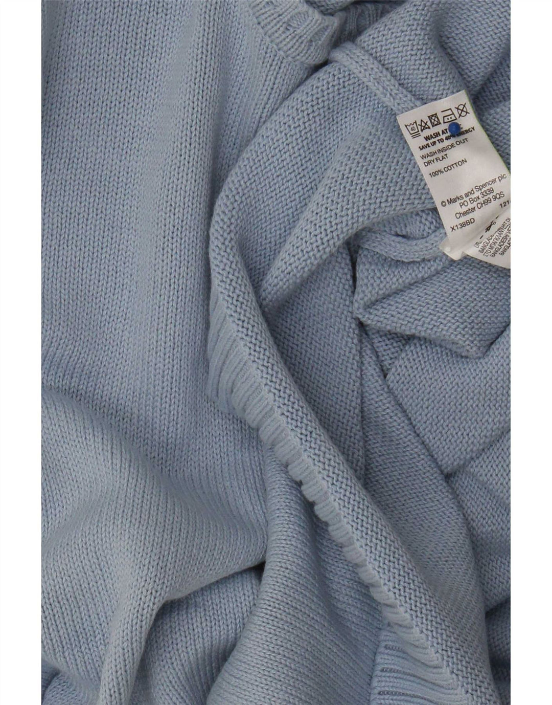 Maglione maglione con scollo a barca da donna Marks & Spencer UK 16 grande blu