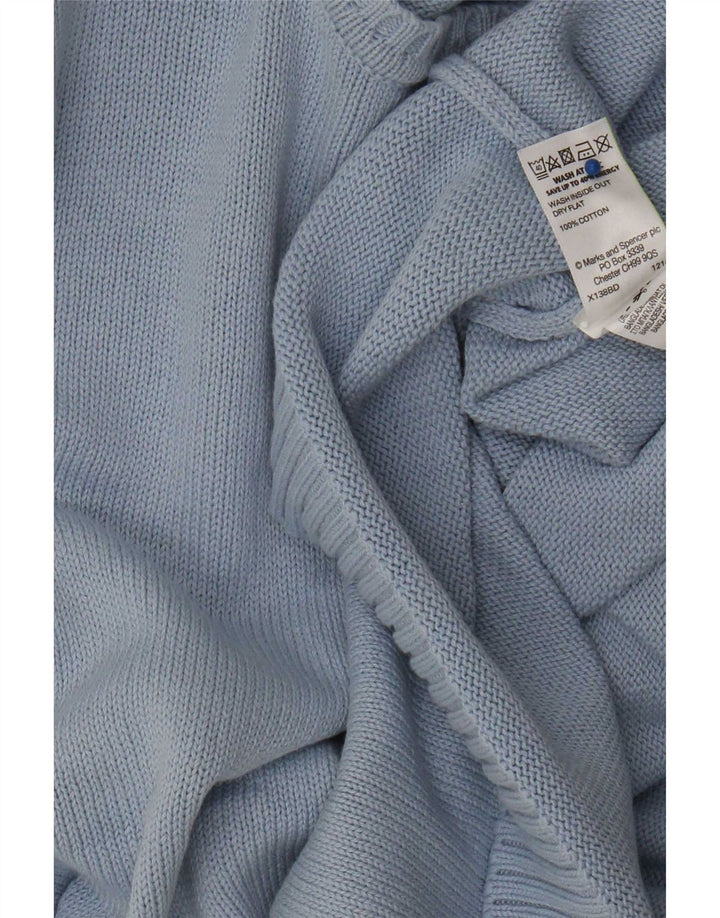 Maglione maglione con scollo a barca da donna Marks & Spencer UK 16 grande blu