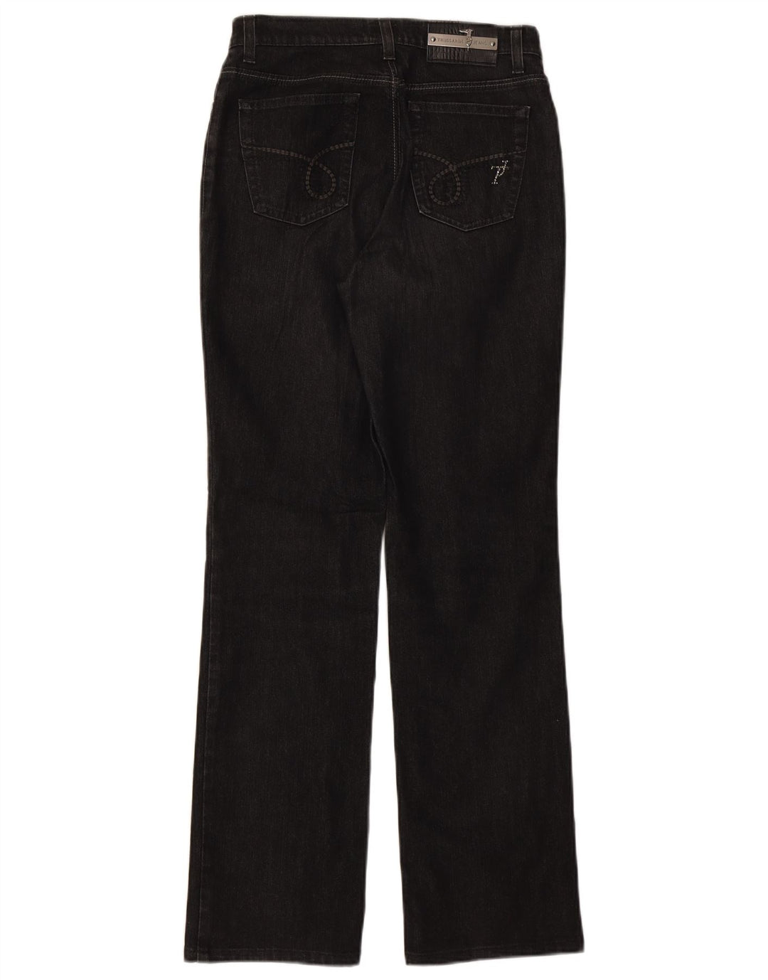 Jeans Trussardi Donna Bootcut W28 L31 Cotone Nero