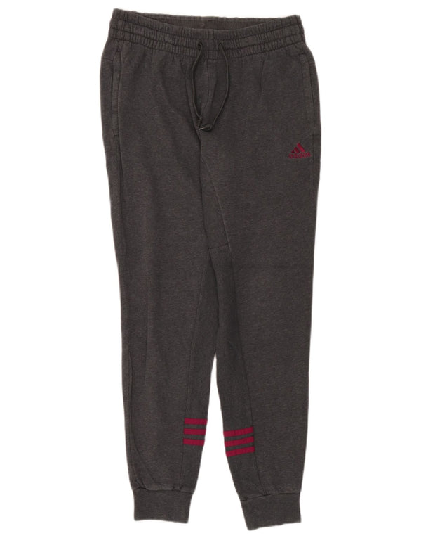 Pantaloni da tuta da donna Adidas Joggers UK 8/10 Small Cotone grigio
