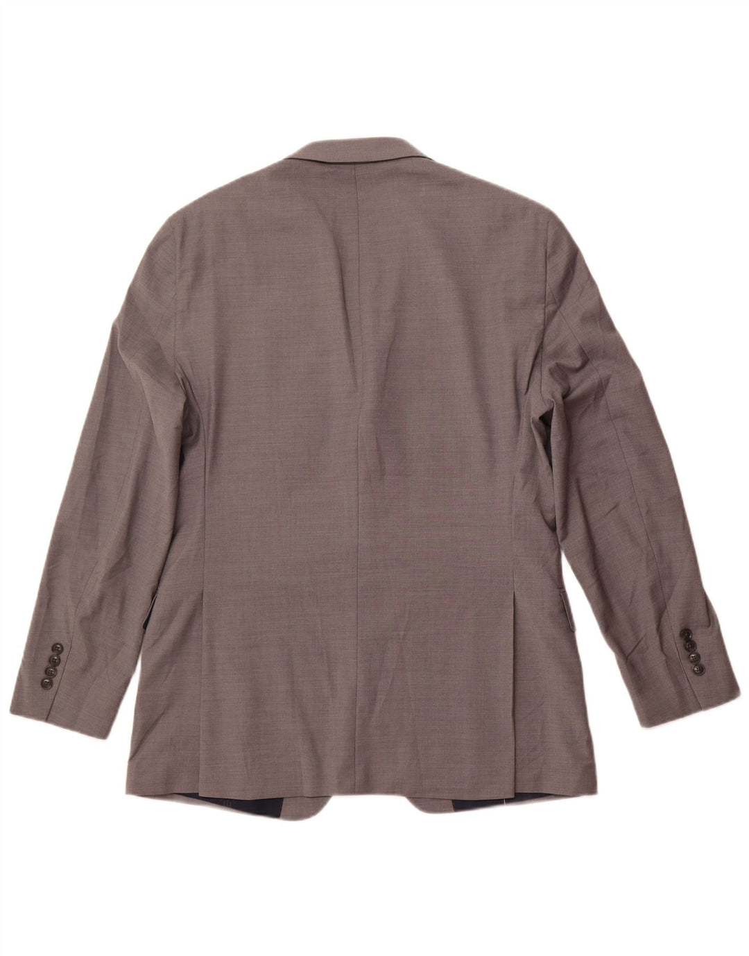 Giacca blazer a 2 bottoni lunga da uomo Tommy Hilfiger EU 42 XL lana grigia