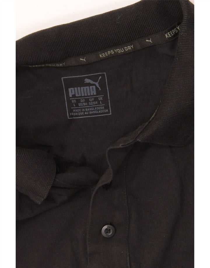 Polo PUMA da uomo grande nera