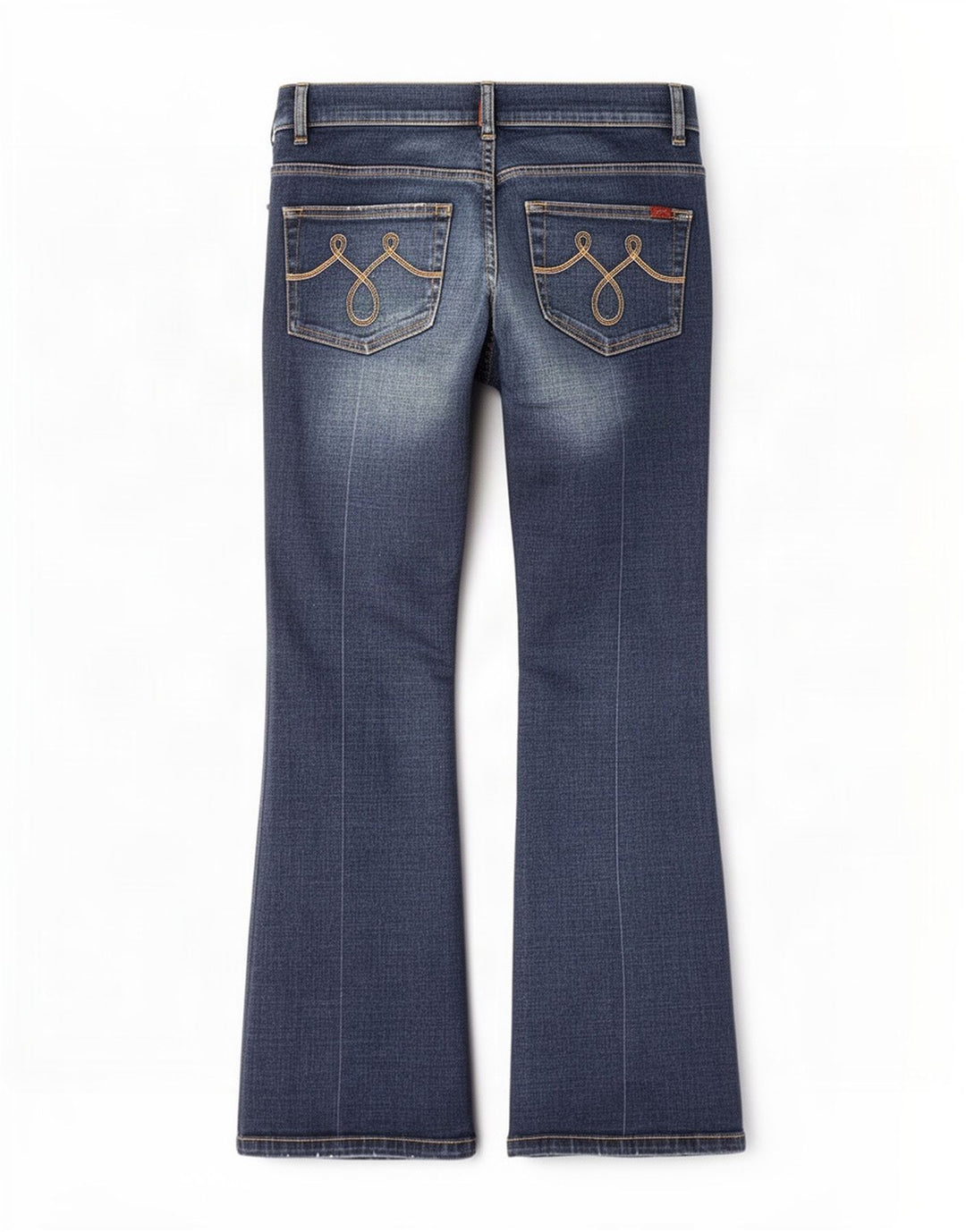 Jeans bootcut da donna Oasis UK 12 medio W30 L27 cotone blu