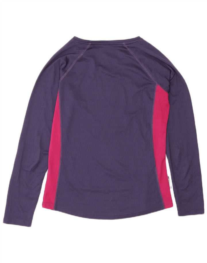 Top a maniche lunghe da donna Mountain Warehouse UK 12 Blocco colore viola medio