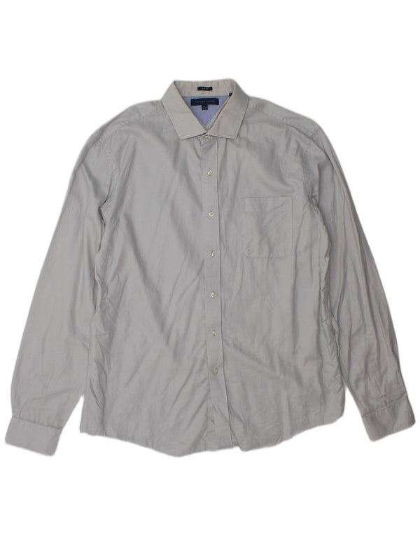 Camicia slim fit da uomo Tommy Hilfiger taglia 17 XL grigia