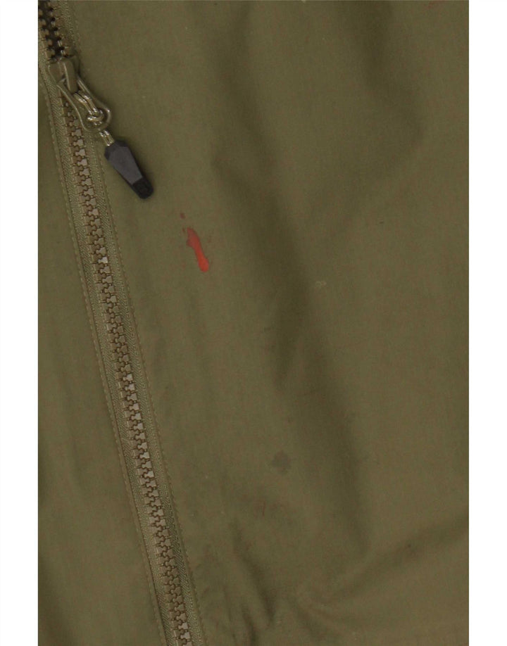 Giacca antipioggia da uomo con cappuccio Berghaus UK 42 XL kaki poliammide