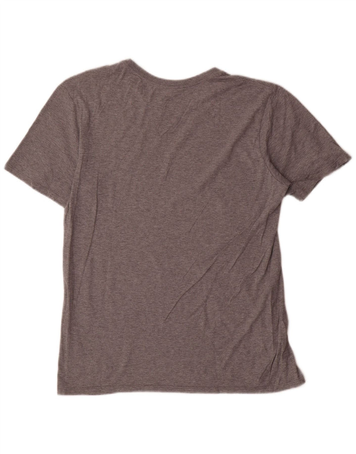 T-shirt grafica da uomo Nike Top in cotone grigio medio