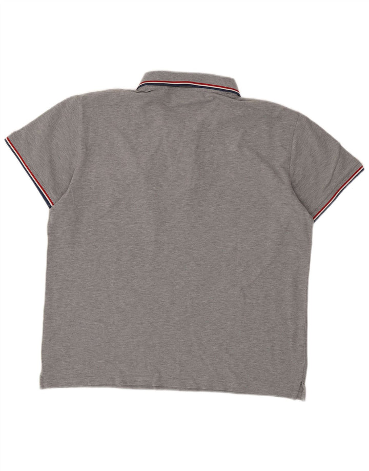 Polo da uomo Gant 2XL in cotone grigio
