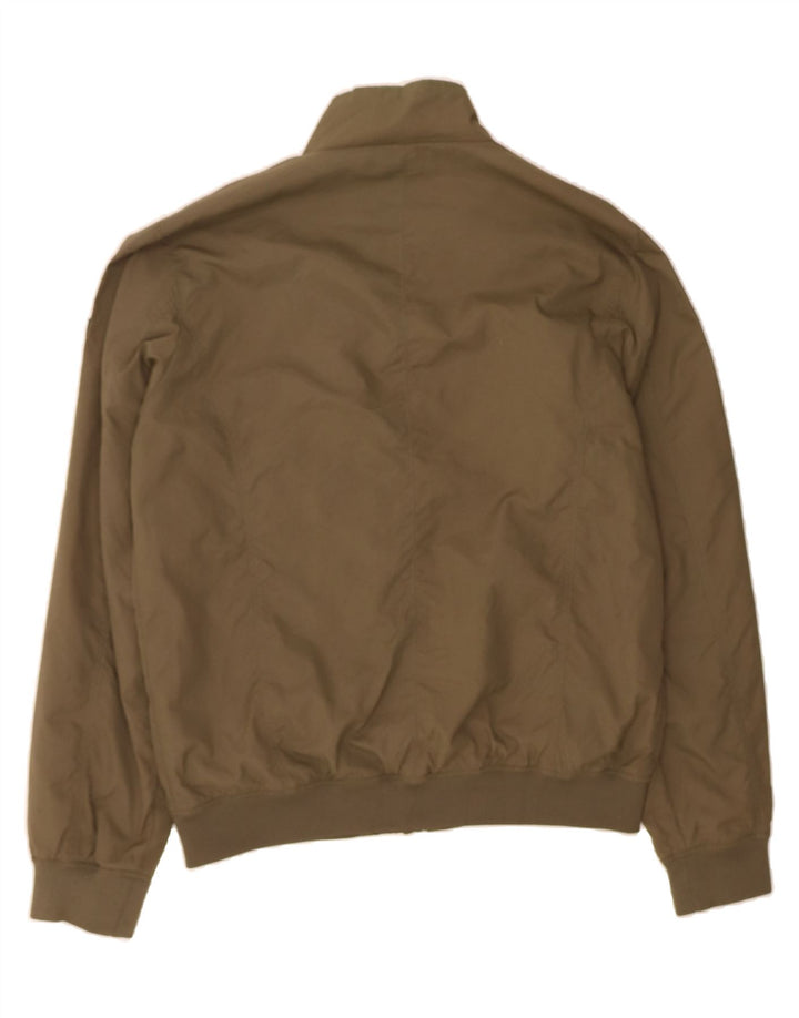 VINTAGE Mens Lumberjack Bomber Jacket UK 42 XL Khaki Nylon Vintage Vintage and Second-Hand Vintage from Messina Hembry 