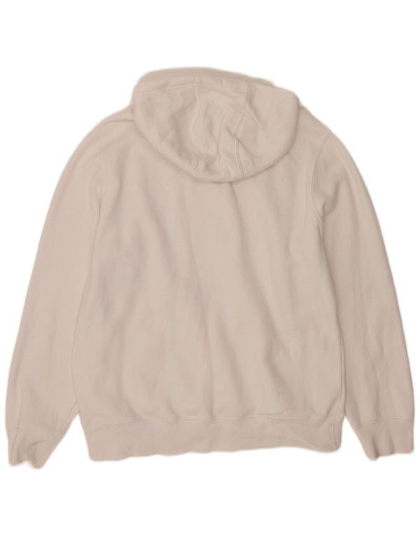 Felpa con cappuccio da uomo Champion 2XL cotone bianco