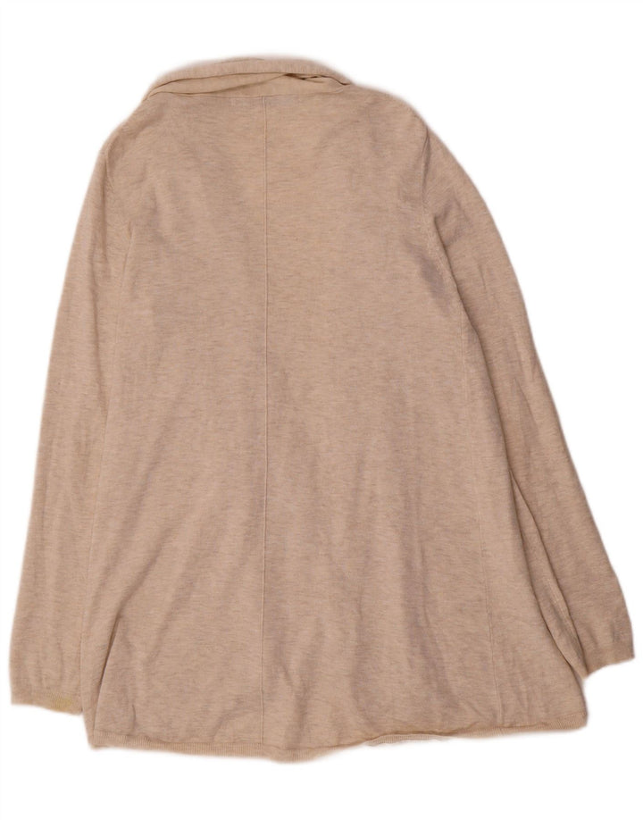 Maglione Cardigan Aperto da Donna ZARA UK 14 Large Beige