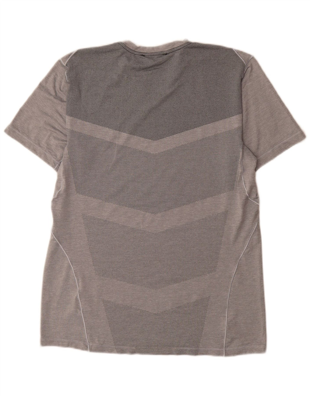 T-shirt Nike Dri Fit da uomo, top in poliestere grigio medio
