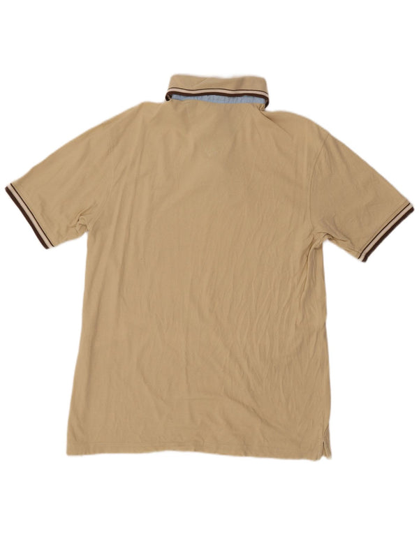 Polo da uomo LOTTO grande in cotone beige