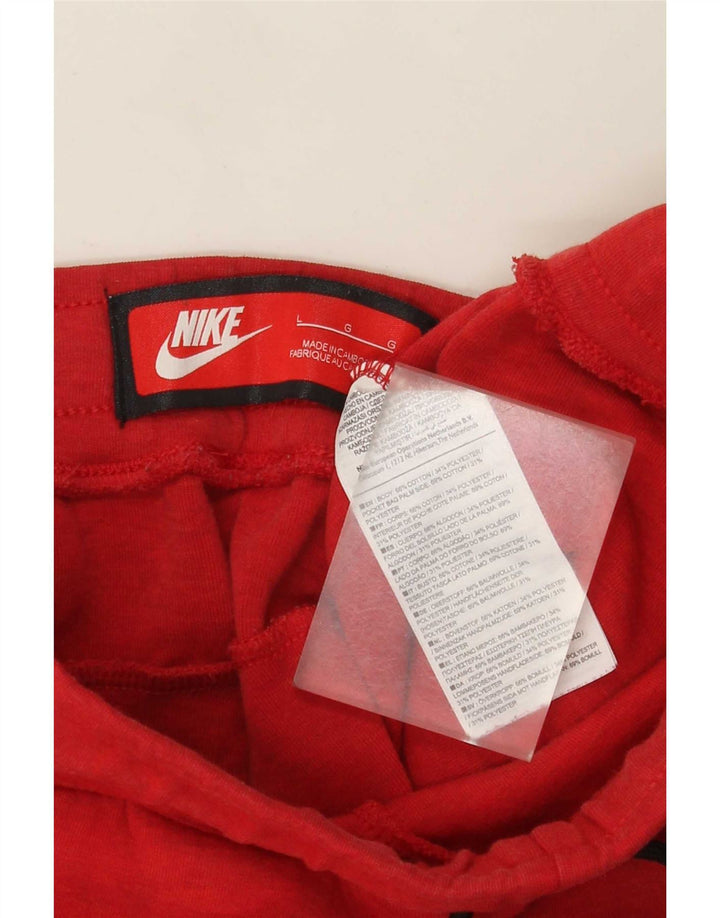Pantaloni da tuta da uomo Nike Joggers grandi in cotone rosso