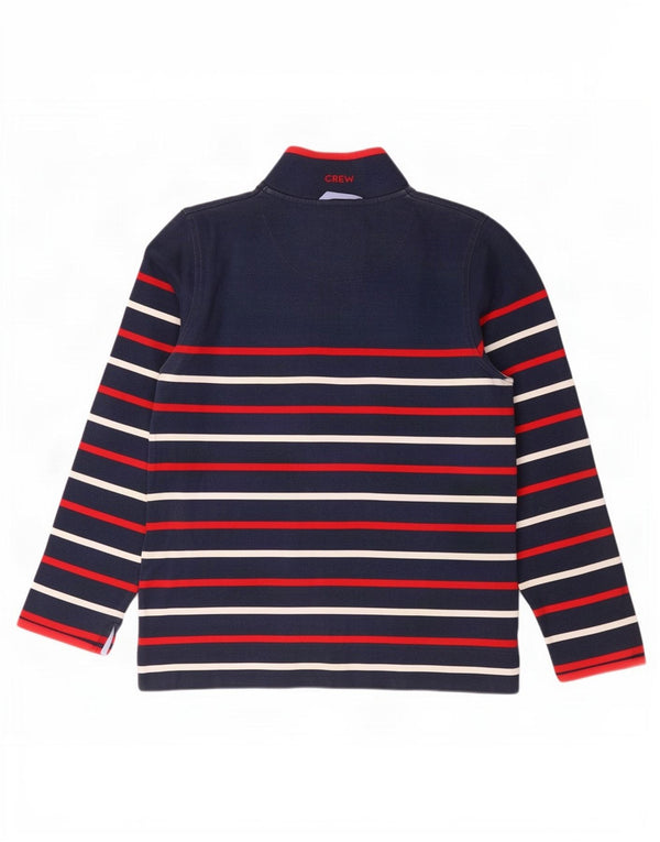 Crew Clothing Felpa da donna Maglione UK 14 Large Navy Blue Striped