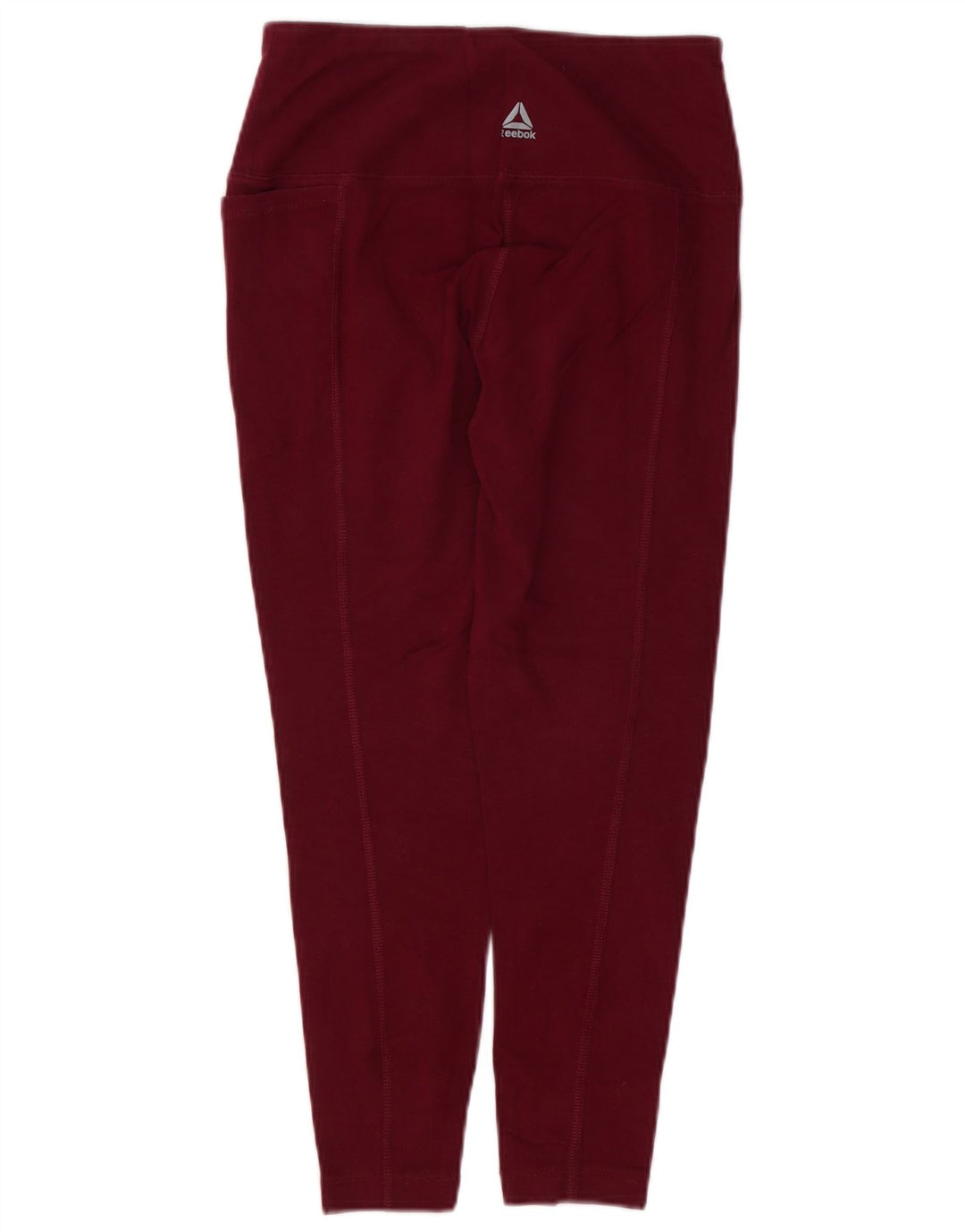 Leggings corti da donna REEBOK UK 10 piccoli in cotone bordeaux