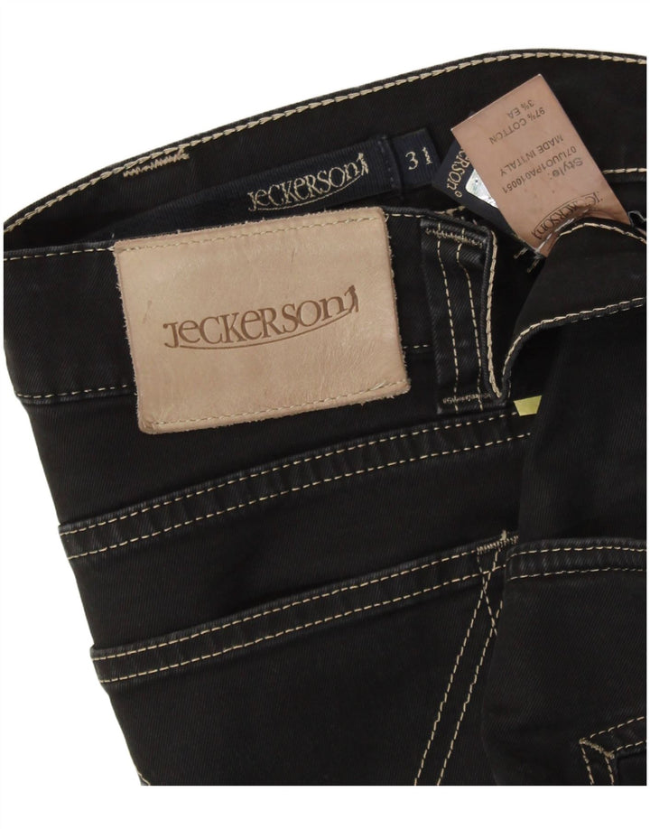 Jeans dritti da uomo JECKERSON W31 L32 cotone nero