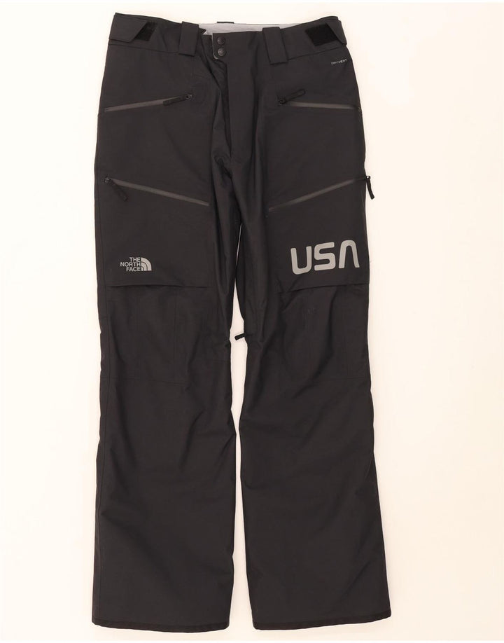 Pantaloni da sci The North Face da uomo con grafica USA, nylon nero medio