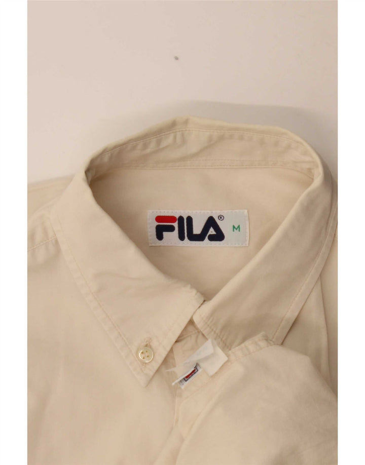Camicia a maniche corte da uomo Fila Beige medio