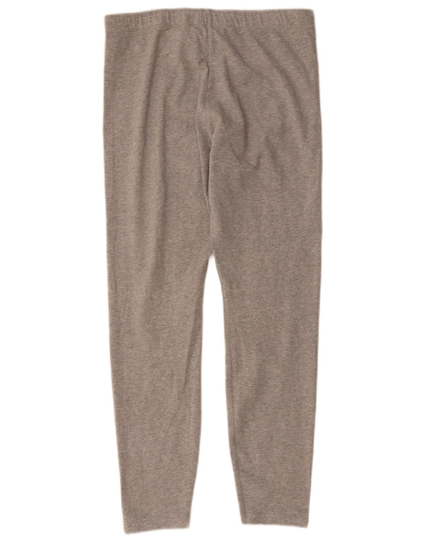Leggings da donna Nike UK 18 XL cotone screziato grigio
