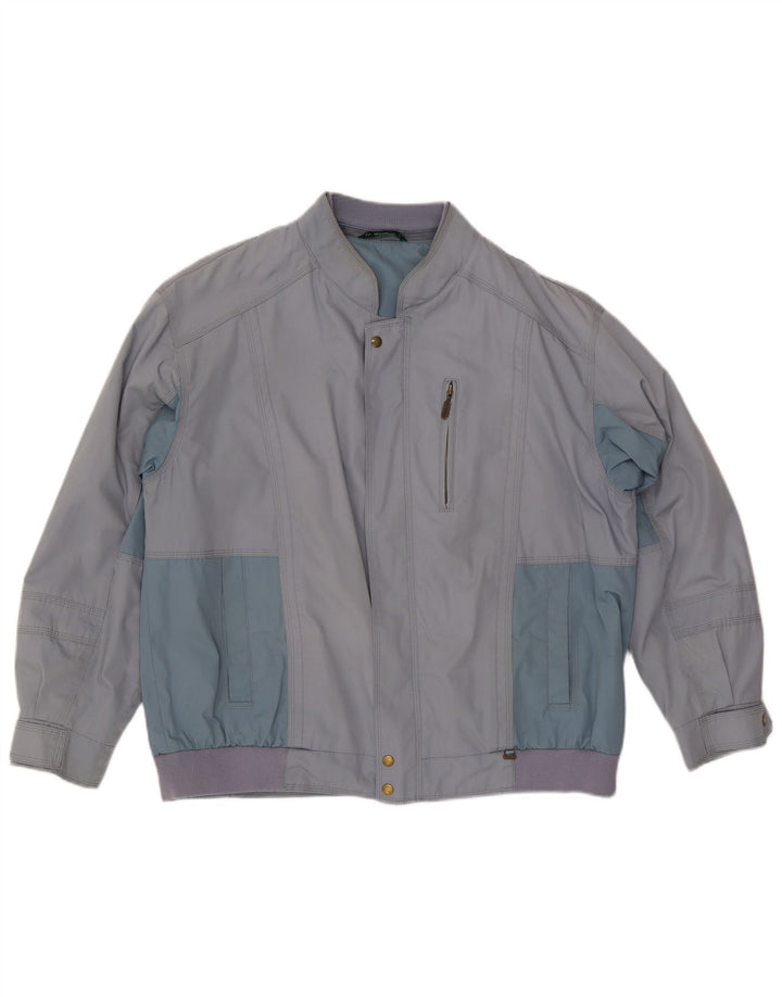 Giubbotto bomber da uomo WESTBURY UK 44 2XL Poliestere color block grigio