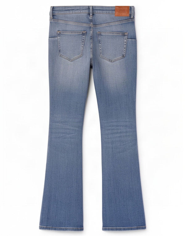 Jeans Bootcut da donna Zara EU 42 Large W32 L32 Blu