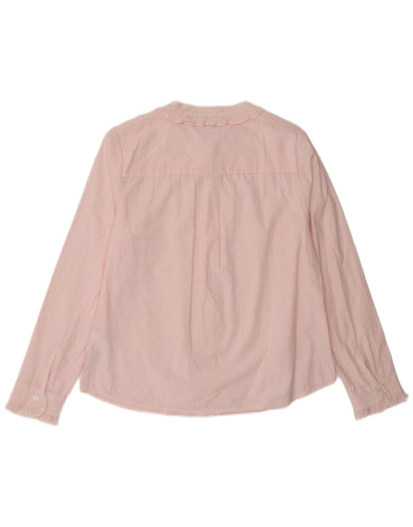 Camicetta oversize da donna HOBBS UK 10 piccola cotone gessato rosa