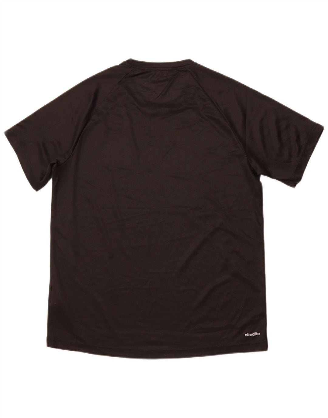 T-shirt ADIDAS da uomo Climalite Top medio nero poliestere sportivo