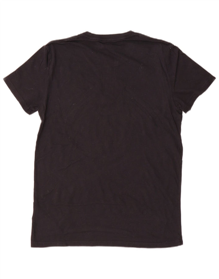 T-shirt da uomo HOLLISTER Top piccola in cotone nero
