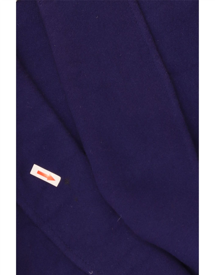 Cappotto doppiopetto oversize da donna vintage IT 42 Lana viola medio