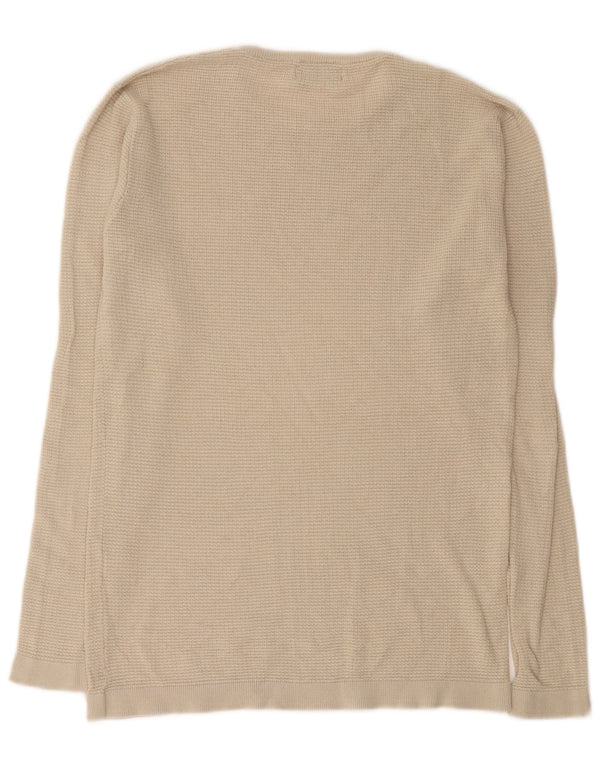 Top Zara da uomo a maniche lunghe beige medio