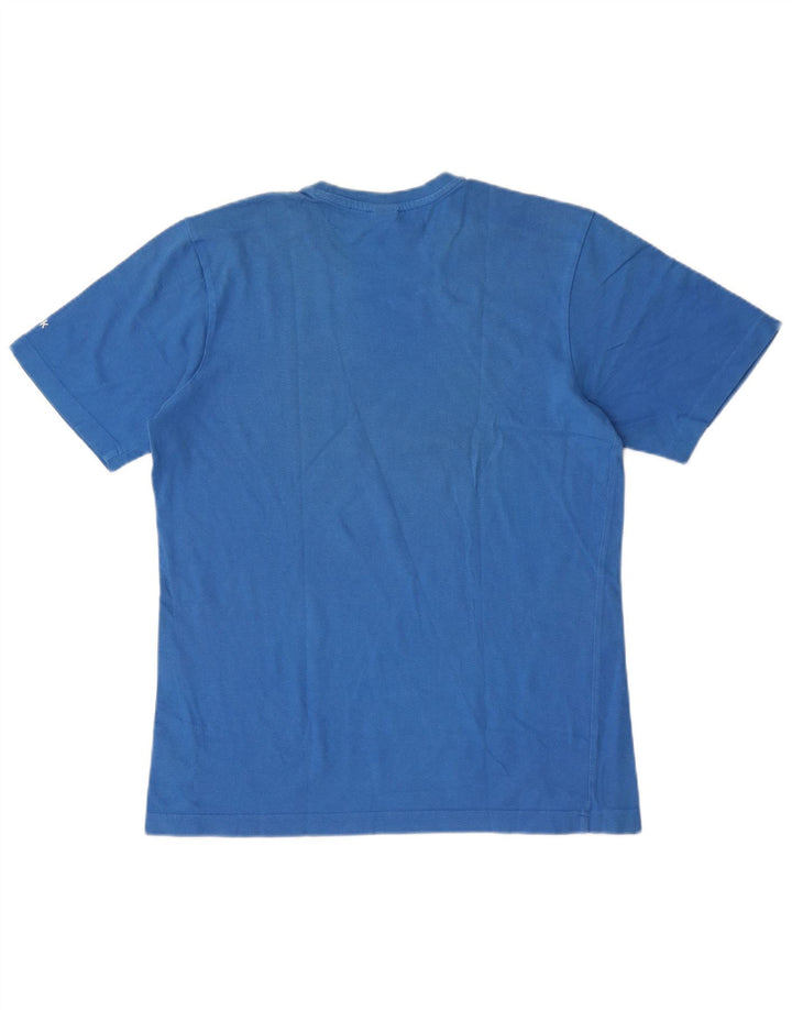 T-shirt grafica da uomo Reebok Top in cotone blu medio