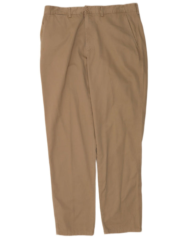 Pantaloni chino affusolati da uomo Avirex W38 L35 cotone beige