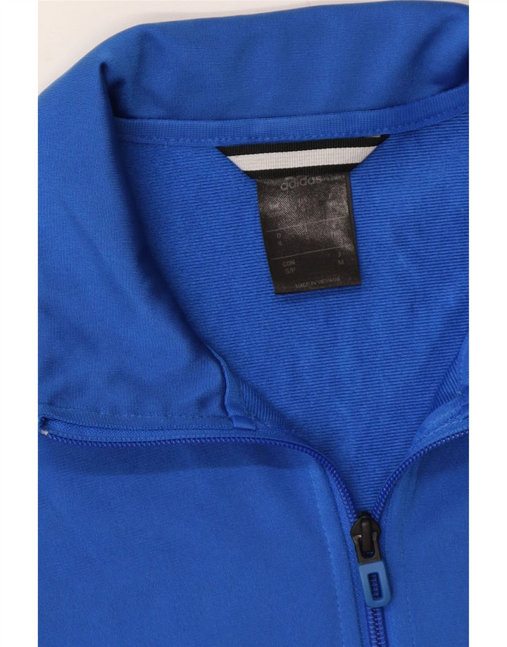 ADIDAS Mens Tracksuit Top Jacket Size 36/38 Small Blue Polyester Vintage Adidas and Second-Hand Adidas from Messina Hembry 