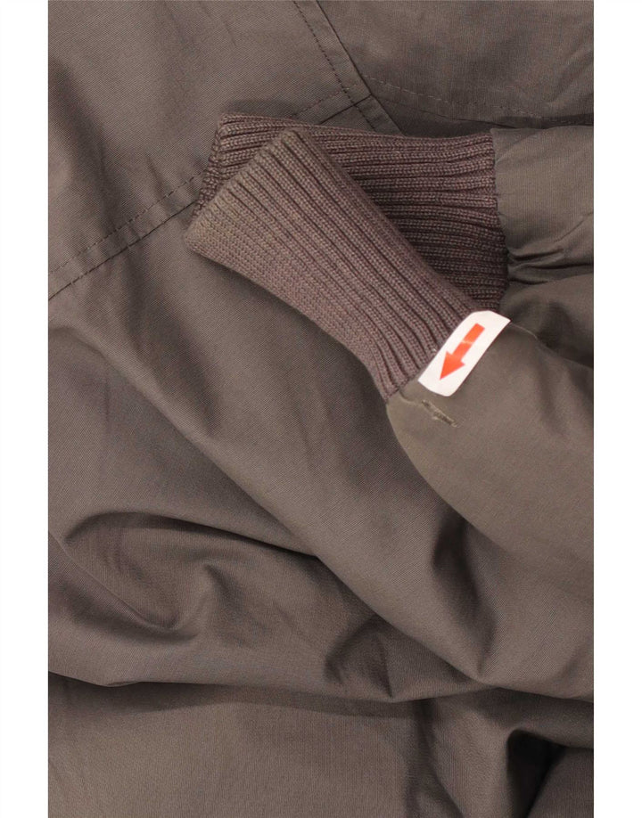Bomber imbottito con cappuccio da uomo Woolrich UK 40 grande cotone grigio