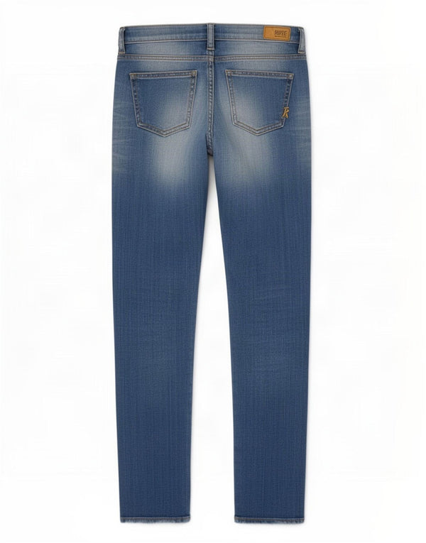Jeans skinny da donna Rifle W26 L30 cotone blu