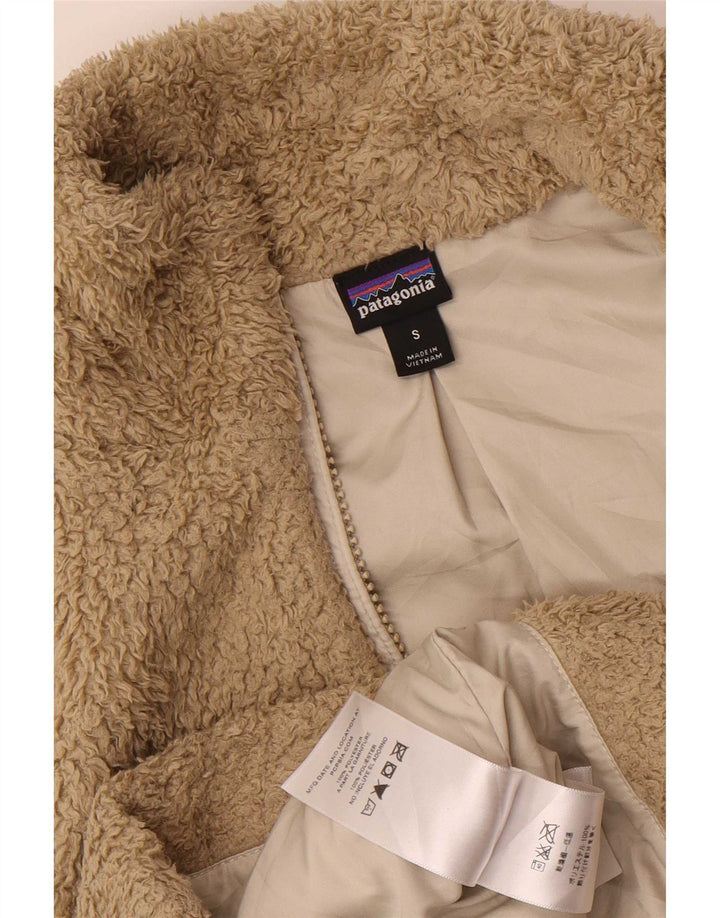 Gilet in pile da donna Patagonia UK 10 Small Beige Poliestere