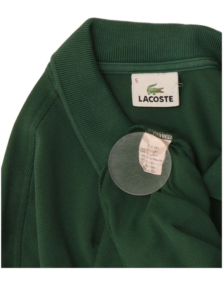 Polo da uomo Lacoste taglia 5 grande in cotone verde