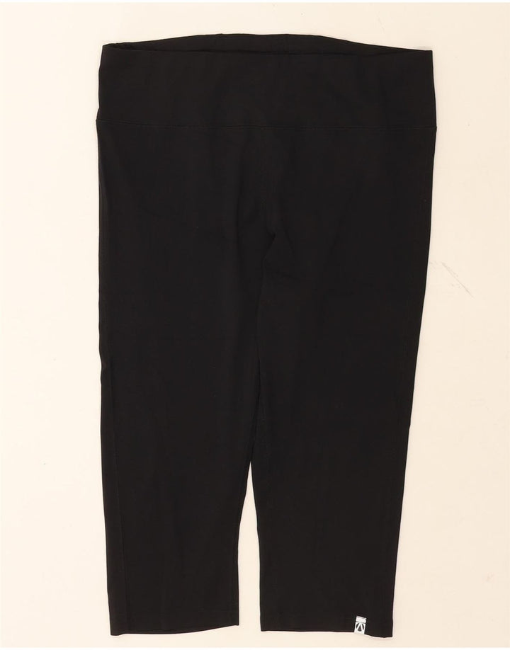Leggings Capri da donna Marks & Spencer UK 16 grande poliestere nero