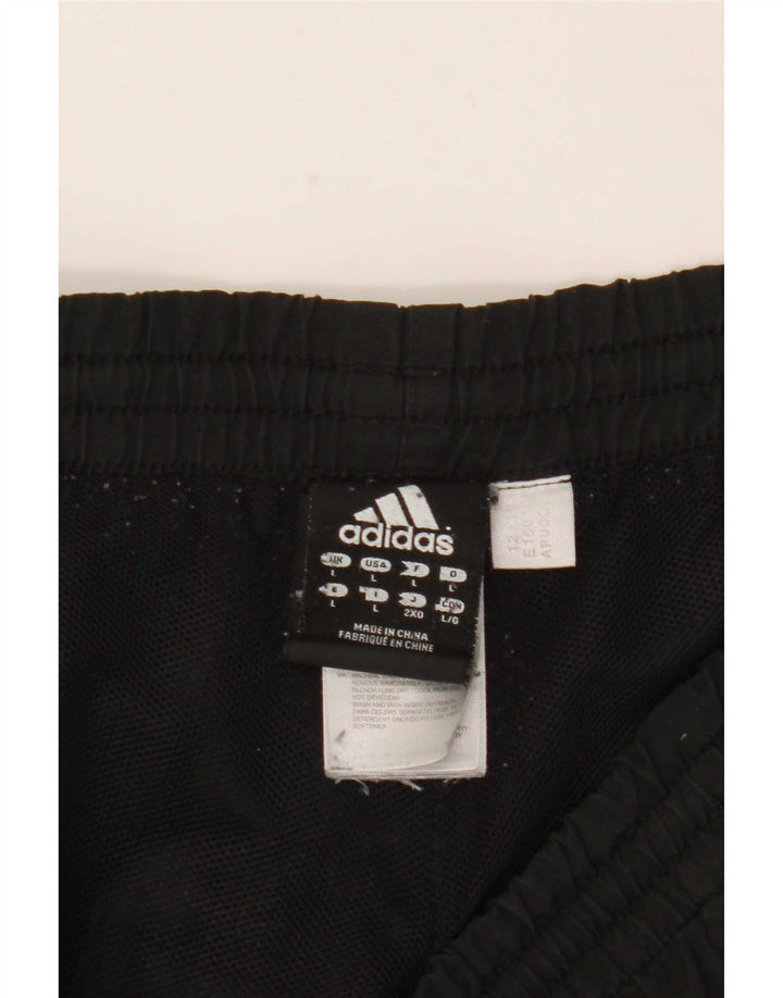 Pantaloncini sportivi Adidas Climalite da uomo grandi in poliestere nero