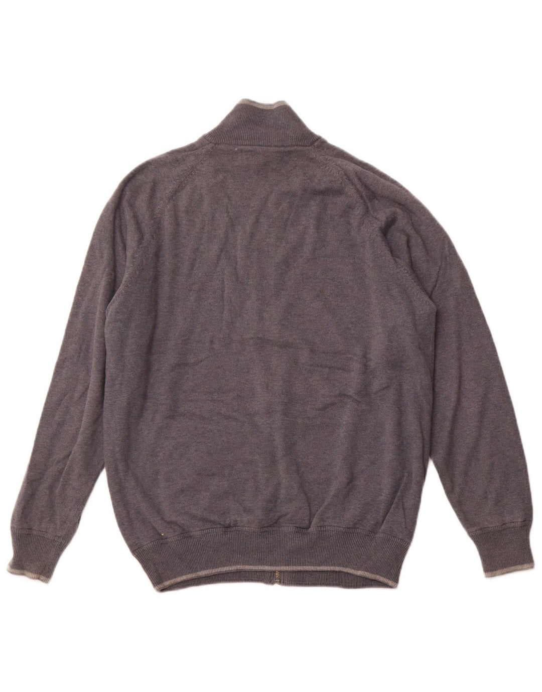 Maglione cardigan da uomo Marks & Spencer in cotone grigio medio